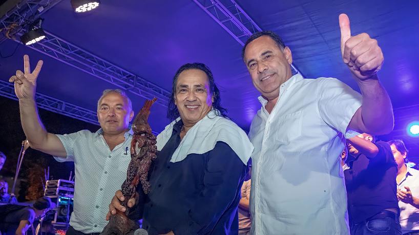 Regino Amado participó de las Fiestas Patronales de Santa Lucía