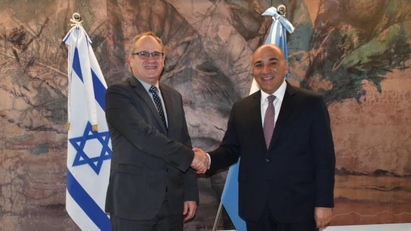 Manzur se reunió con el Embajador de Israel en Argentina