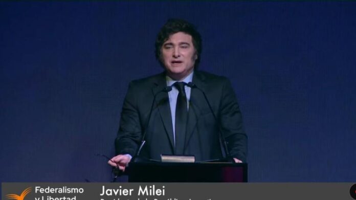 Milei agradeció a Jaldo por acompañar su gestión Milei agradeció a Jaldo por acompañar su gestión