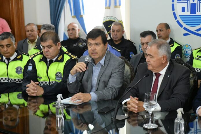 Jaldo dijo que en 18 meses de gestión se logró una baja sustancial de los delitos