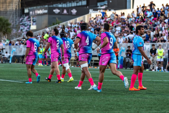 Miami Sharks, la franquicia de rugby de Marcos Galperín, se Publicidad principal