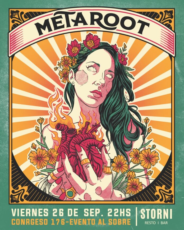 Metaroot se presenta este viernes en el Bar Storni Metaroot se presenta este viernes en el Bar Storni