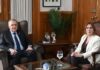 Jaldo recibió en Casa de Gobierno a la senadora nacional Beatriz Ávila