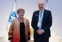 Sturzenegger se reunió con Georgieva en Arabia Saudita