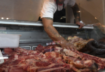 El consumo de carne vacuna cayó 13% en enero