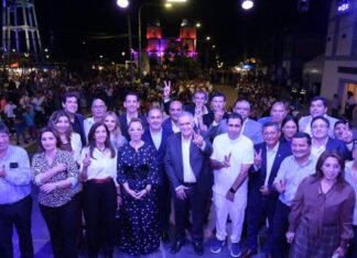 Jaldo encabezó los actos por el 50° aniversario de la Municipalidad de Burruyacú