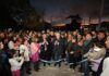 Jaldo inauguró obras de iluminación y pavimento en La Trinidad