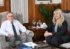 Jaldo y Chahla dialogaron sobre obras comunitarias y mejoras para el transporte de pasajeros