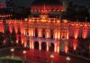 La Casa de Gobierno se iluminó de naranja por el Día Mundial de la Esclerosis Múltiple