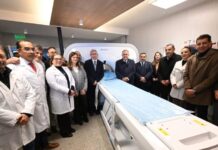 Jaldo inauguró un tomógrafo de última tecnología en el Hospital Centro de Salud