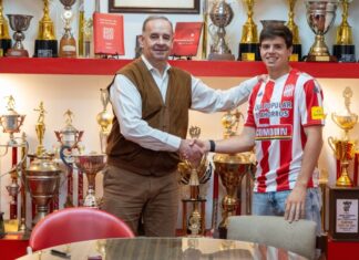 San Martín blindó a una de sus promesas: José María Murga, hijo del dirigente Sebastián Murga, ya firmó su primer contrato profesional LV7 Radio Tucumán