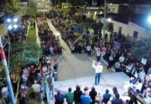 Jaldo visitó La Cocha para supervisar obras hídricas, pavimento y entregar maquinaria