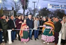 Jaldo inauguró obras y supervisó trabajos en canales de desagüe