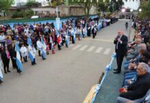 Jaldo encabezó los actos por el 180° aniversario de Taco Ralo