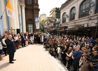 Jaldo encabezó la reapertura de la Iglesia San Francisco tras ocho años