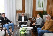 Jaldo se reunió con el sector empresario y la UOCRA para continuar con la obra pública